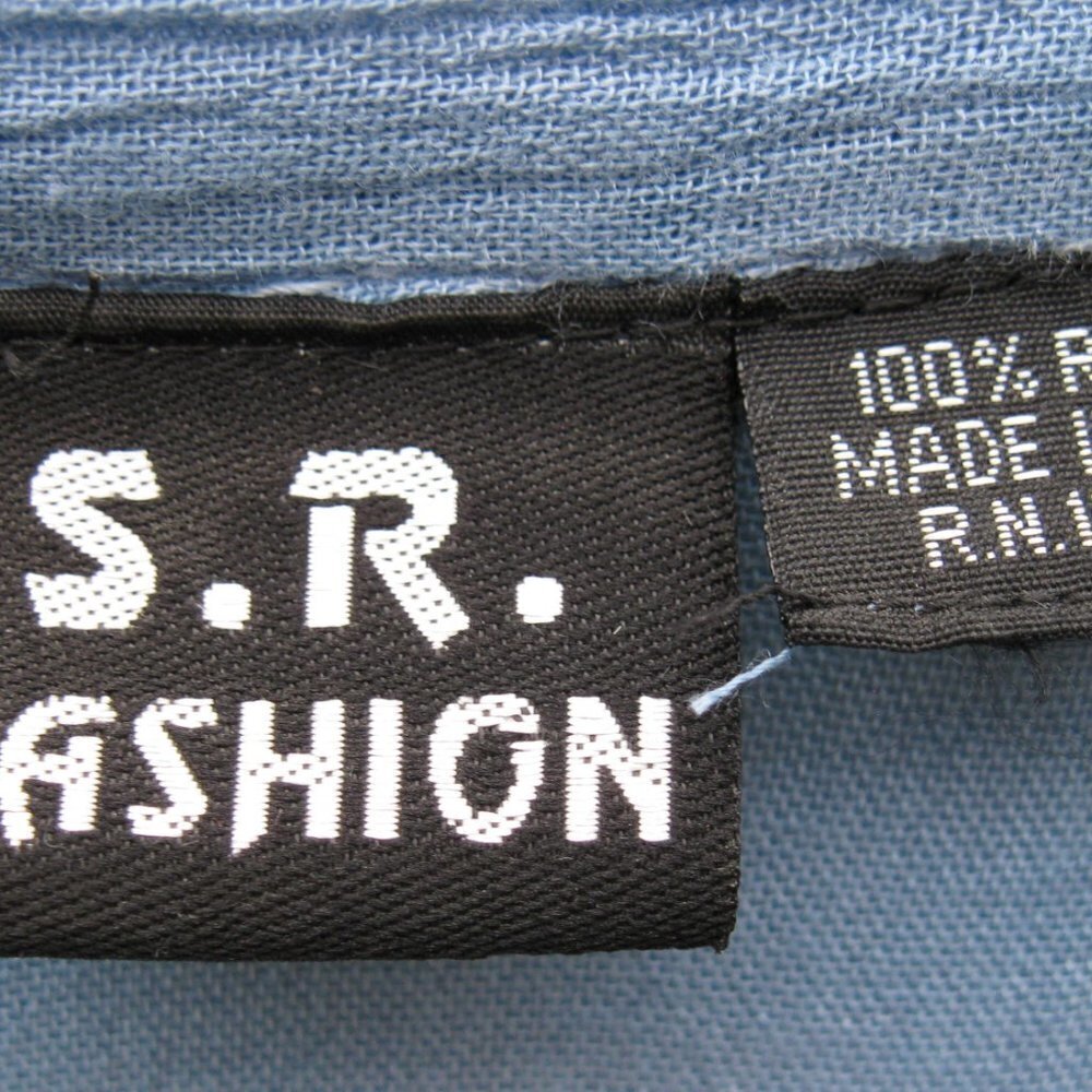 S.R. Fashion Distressed Blue Tunic - Picture 5 of 9
